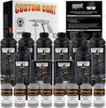 U-Pol Raptor Mesa Gray Urethane Spray-On Truck Bed Liner Kit and Custom Coat Spray Gun with Regulator, 8 Liters