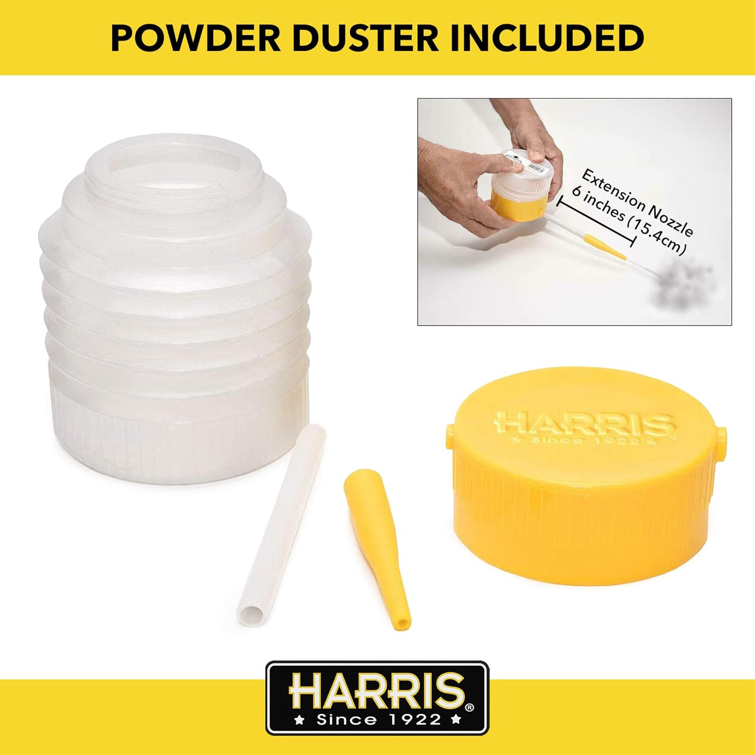 Harris Diatomaceous Earth Crawling Insect Killer, 4lb with Powder Duster X152