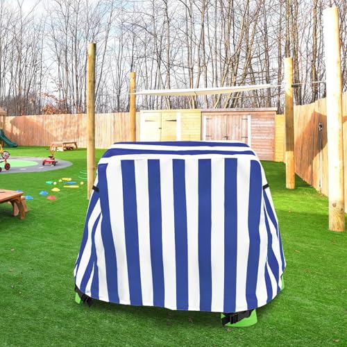 Kids Water Table Cover Outdoor Play Heavy-Duty 600D Waterproof Blue Q47935