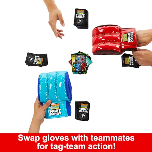 Mattel Games Rock 'Em Sock Em Robots Boxing Ring Game T90174