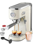 Gevi Espresso Machine 20 Bar with Auto Milk Frother, Stainless Steel D6478
