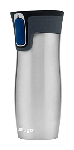 Contigo West Loop Autoseal Travel Mug, Stainless Steel, Leakproof W76171