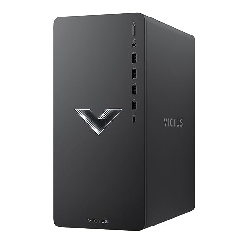 HP Victus 15L Gaming Desktop PC, AMD Ryzen 5600G, 16GB RAM, 1TB NVMe, RX6400, Win 11 Home L670