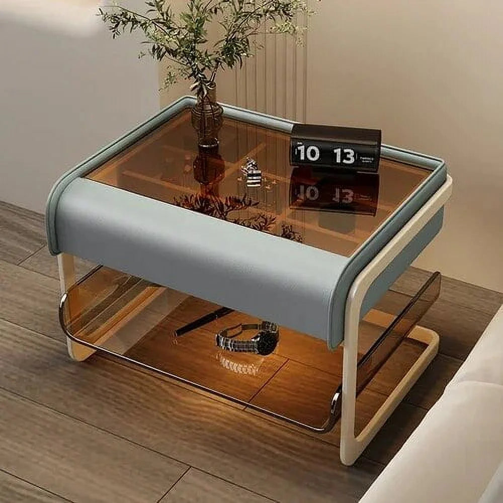 Acrylic Wireless Charging Bedside Table WKNS Q181556
