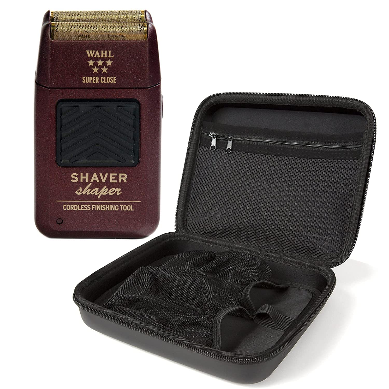 Wahl Professional - 5-Star Series Rechargeable Shaver/Shaper #8061-100 - Comes with a Travel/Storage Case - Up to 60 Minutes of Run Time - Bump-Free, Ultra-Close Shave