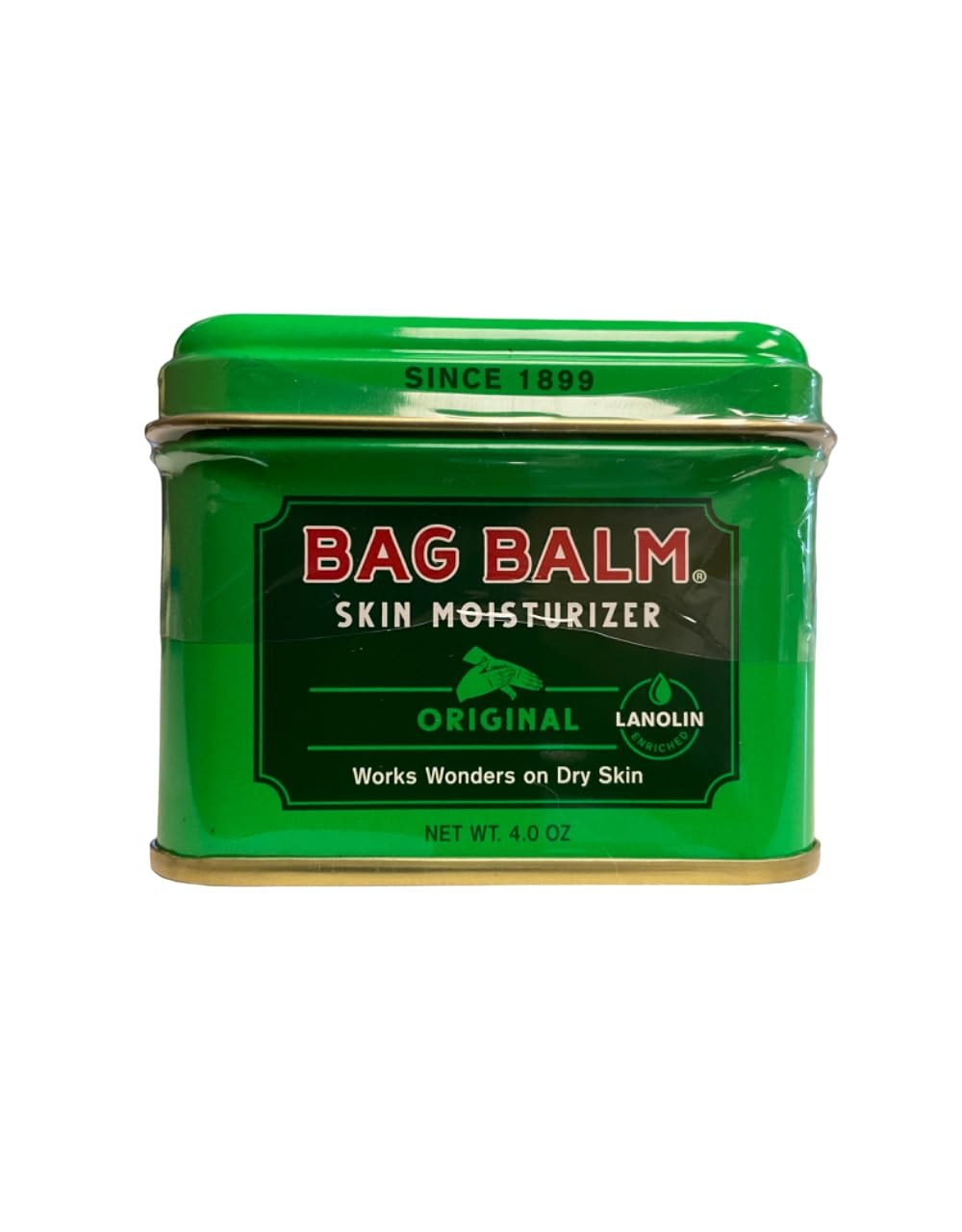 Bag Balm Vermont's Original Moisturizing for Dry Skin, Chapped Lips, Cracked Heels, Dog Paw Pads + More. 118 ml (4 oz) Tin (2)