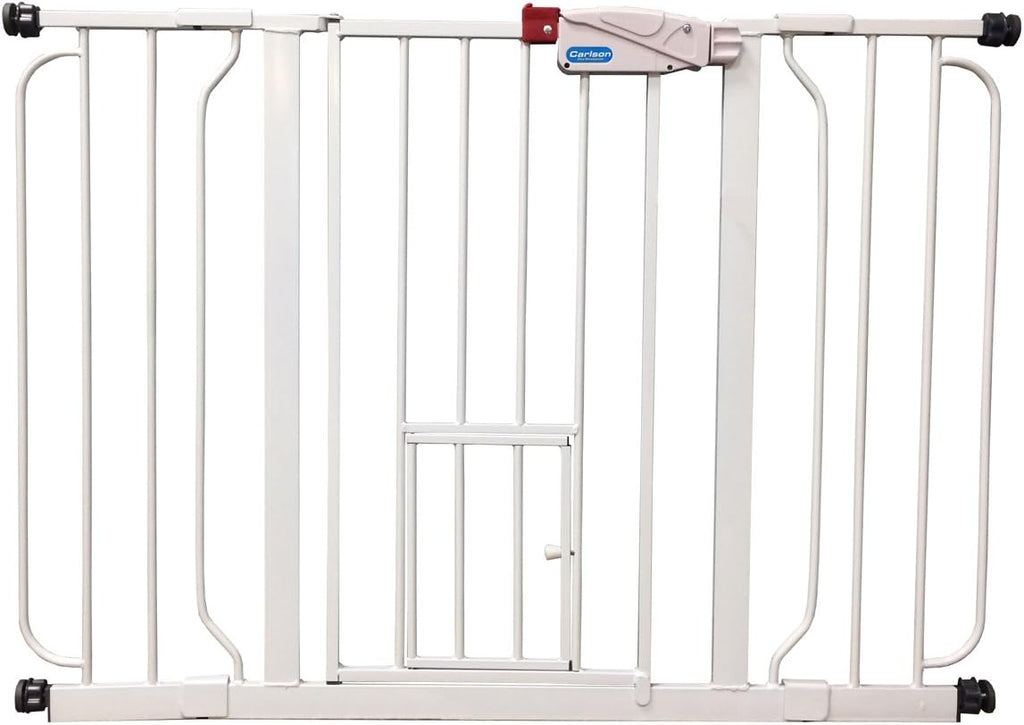 Extra Wide Walk Through Gate with Pet Door K868