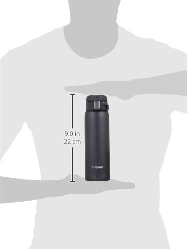 Zojirushi SM-SA60BA Stainless Steel Vacuum Insulated Mug, 20 oz, Black M947