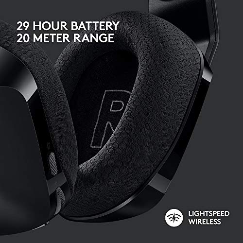 Logitech G733 Lightspeed Wireless Gaming Headset – Black, PC, PS5, PS4, Switch F9206