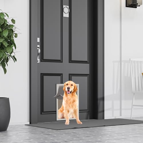 TonGass 2-Pack Dog Door Flap Replacement for PetSafe Freedom PAC11-11039, Large Magnetic Closure A4582