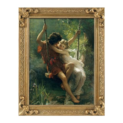 12x16 Wood Canvas Frame Gothic Ornate Black for Wall Art D3778