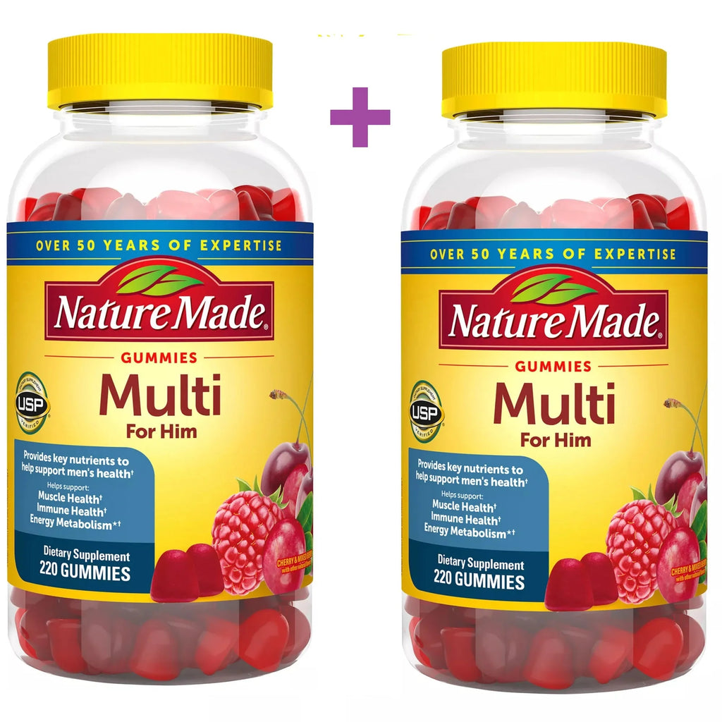 Nature Made Multivitamin for Him Gummies, 220 ct (2 Pack) Y1638