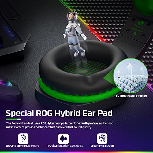 FC100 Wireless Gaming Headset with Microphone for PS5, PS4, PC, Mac, Switch P7184