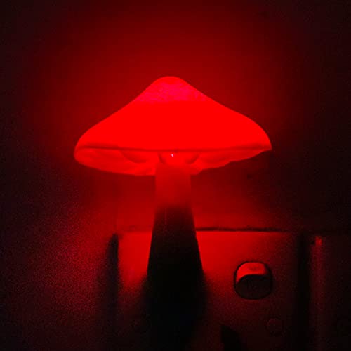 AUSAYE 5Pack Sensor LED Night Light Plug in Mushroom Lamp for Bedroom G797882