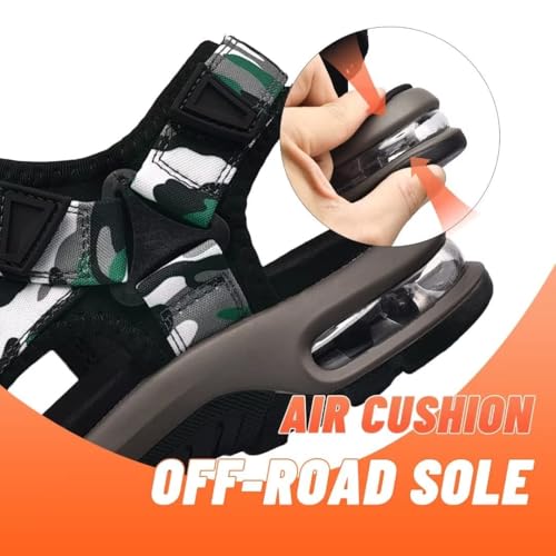 visionreast Mens Athletic Sandals Non-slip Outdoor Hiking P706