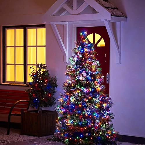 TW SHINE Halloween Lights 328FT Outdoor String Lights with Remote, Purple & Orange F53527