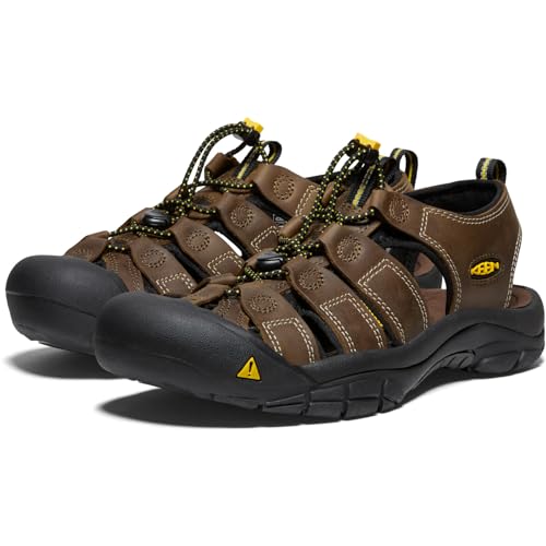 KEEN Men's Newport Closed Toe Leather Water Sandals A16985