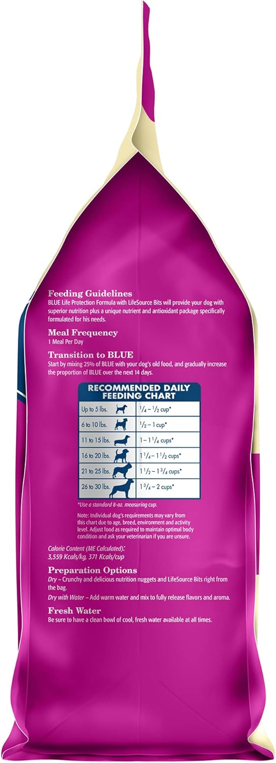 Blue Buffalo Life Protection Formula Senior Small Breed Dry Dog Food, Chicken and Brown Rice 6-lb D433303