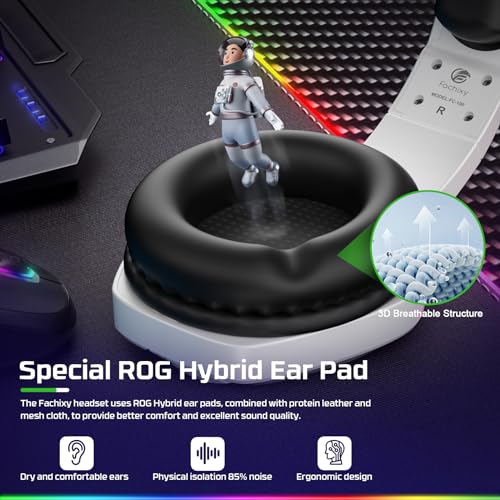 FC100 Wireless Gaming Headset with Microphone for PS5, PS4, PC, Mac, Switch P7184
