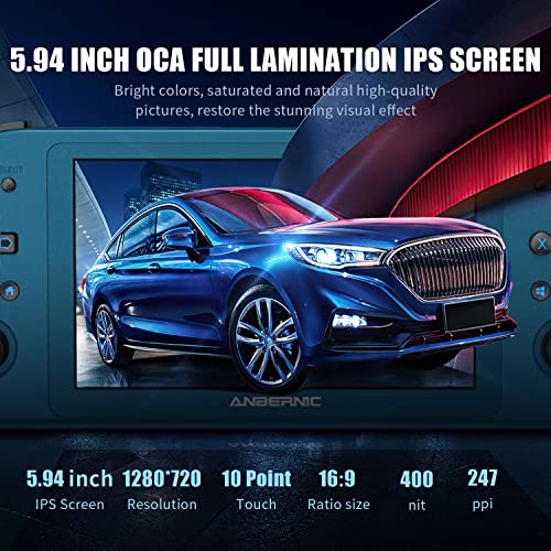 Win600 Handheld Game Console with 35K+ Preloaded Games 5.49" IPS Touchscreen G11305