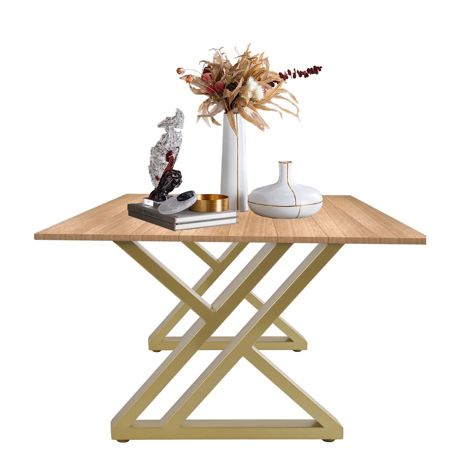 16" Metal Table Legs for Dining Coffee Desk, Gold C292