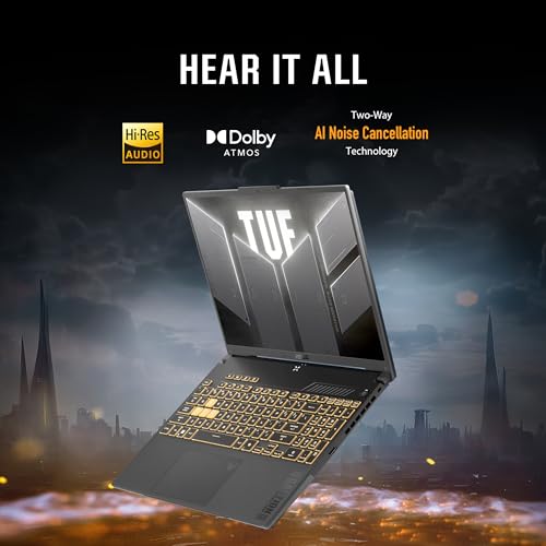 ASUS TUF Gaming F16 (2024) Gaming Laptop, 16” FHD+ 144Hz, RTX 4050, 8GB DDR5, 512GB SSD, Windows 11 B464