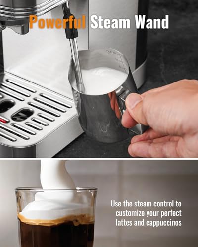SHARDOR Espresso Machine 20 Bar with Milk Frother and Touchscreen L16417