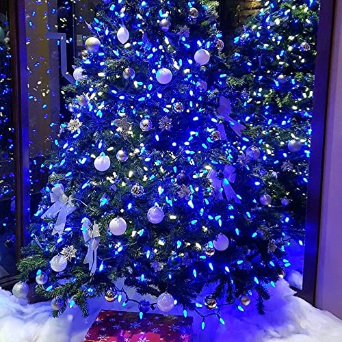 TW SHINE Halloween Lights 328FT Outdoor String Lights with Remote, Purple & Orange F53527