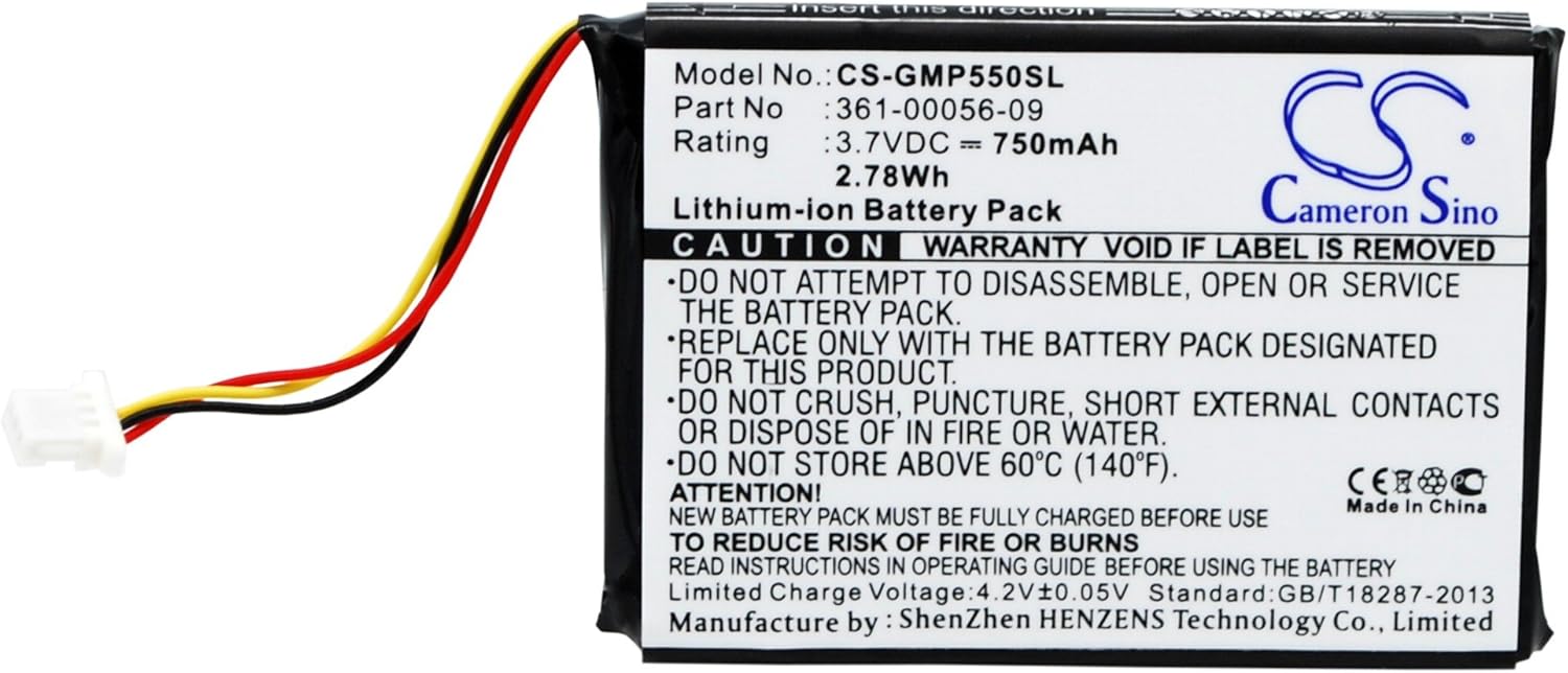 XPS Replacement Battery for Garmin Pro 550 Receiver M57180