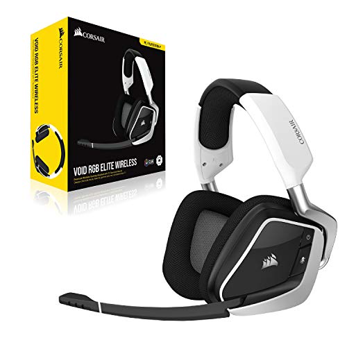 CORSAIR VOID RGB ELITE Wireless Gaming Headset, White C928