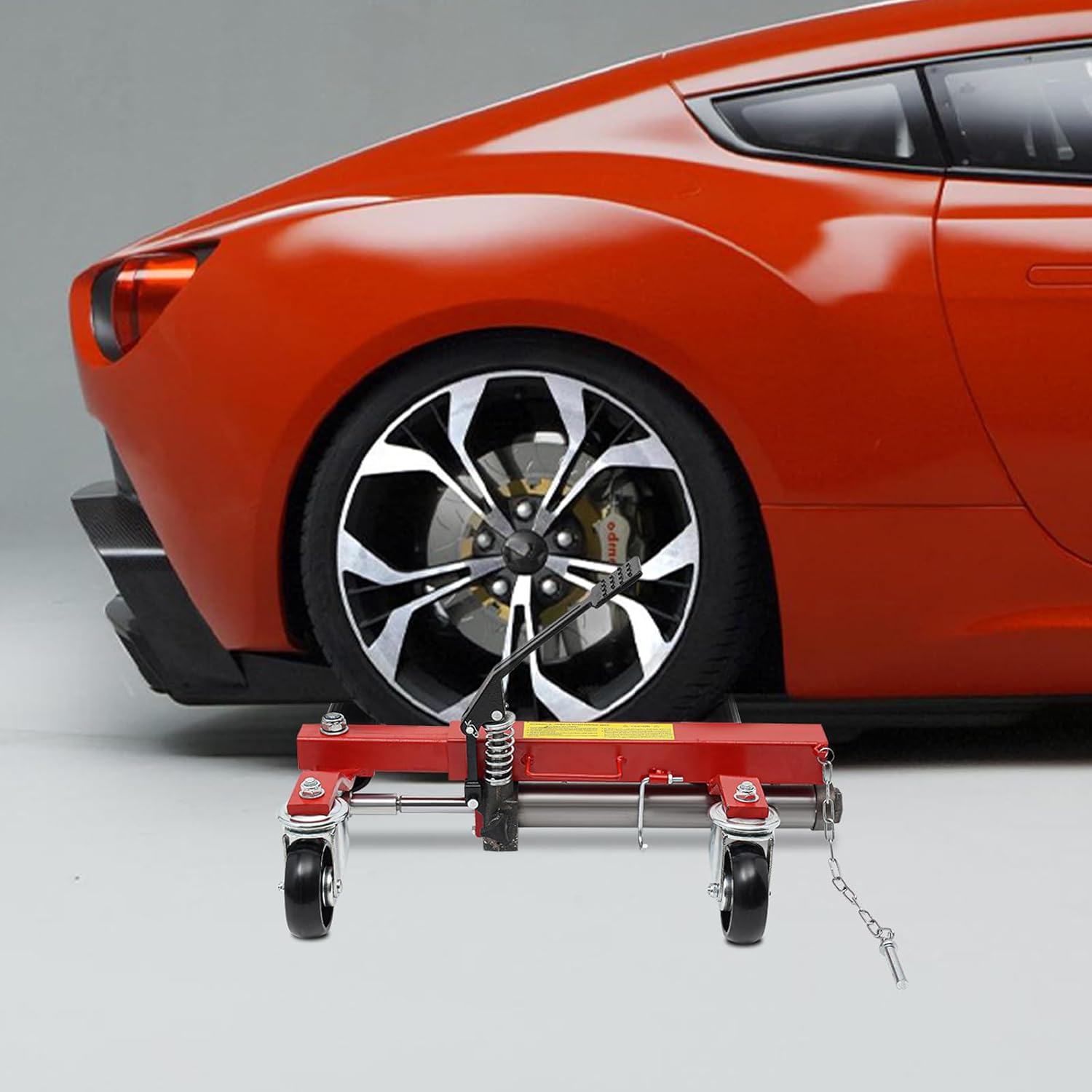 Wheel Dolly 1500LBS Heavy Duty Vehicle Positioning with Ratcheting Foot Pedal C673601