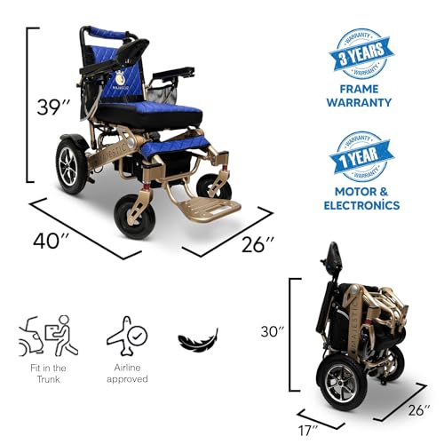 Majestic IQ-7000 Auto Folding Electric Wheelchair for Adults, Lightweight U822799