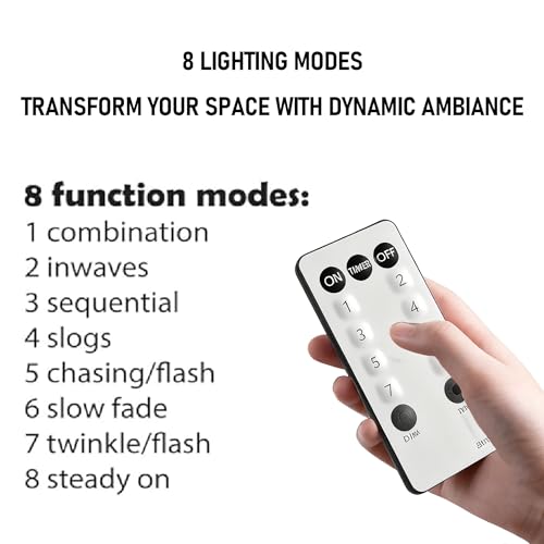 TW SHINE Halloween Lights 328FT Outdoor String Lights with Remote, Purple & Orange F53527