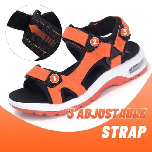 visionreast Mens Athletic Sandals Non-slip Outdoor Hiking P706