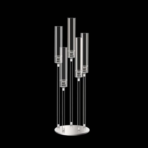 Black Candelabra Centerpieces for Wedding Table Decor 35in E5601
