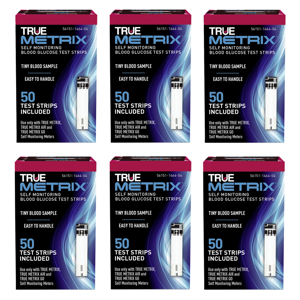 TRUE METRIX® Blood Glucose Test Strips NFRS 50ct - 6 Pack (300 Test Strips)