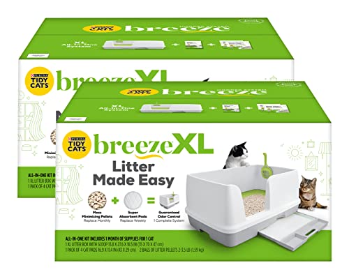 Tidy Cats Breeze Cat Litter System Starter Kit, 1 CT (XL, Multi-Cat)