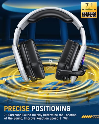Wireless Gaming Headset for PC, PS5, PS4, Switch with Microphone G65656