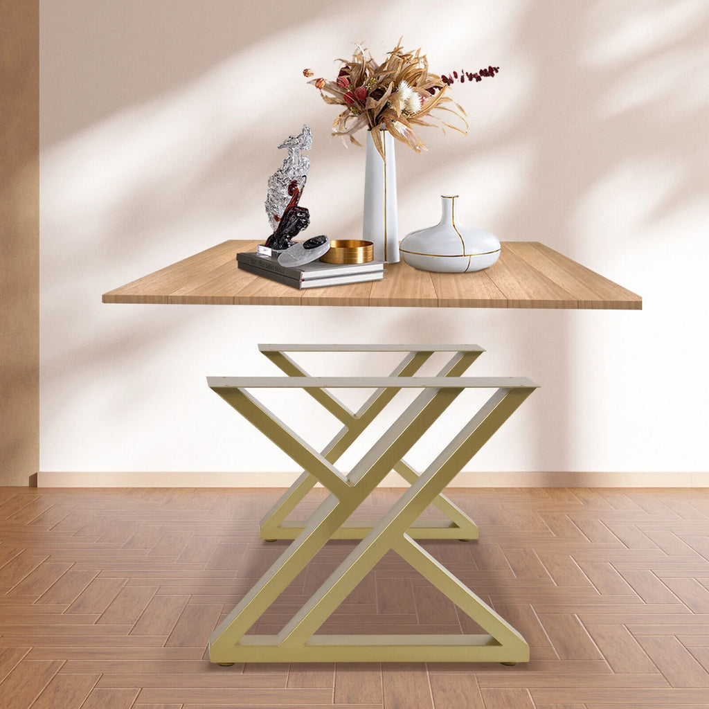 16" Metal Table Legs for Dining Coffee Desk, Gold C292