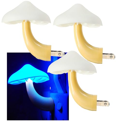 AUSAYE 5Pack Sensor LED Night Light Plug in Mushroom Lamp for Bedroom G797882