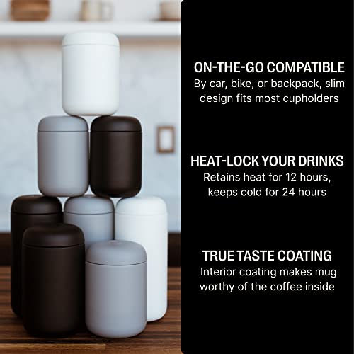 Fellow Carter Move Travel Mug 8 oz, Vacuum-Insulated Stainless Steel, Matte Grey W420