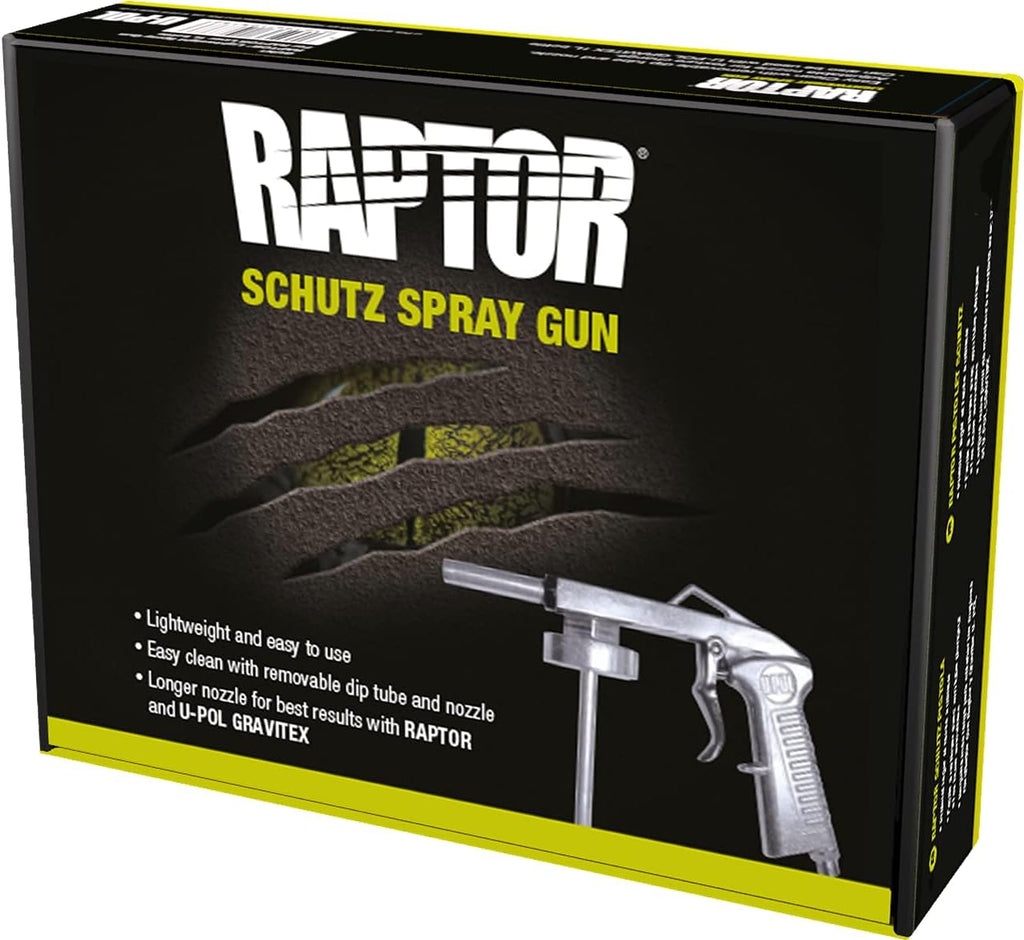 U-Pol Raptor TINTABLE Urethane Spray-On Truck Bed Liner Kit w/ GUN UPOL 821