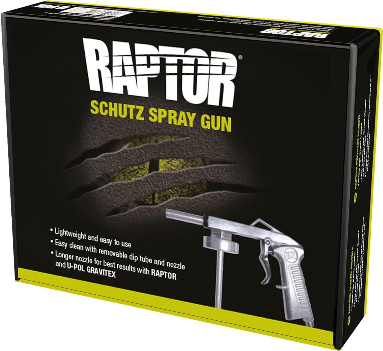 U-Pol Raptor TINTABLE Urethane Spray-On Truck Bed Liner Kit w/ GUN UPOL 821