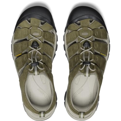 KEEN Men's Newport Closed Toe Leather Water Sandals A16985
