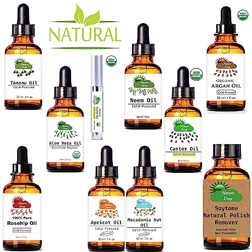 Organic Castor Oil 1 oz - 100% USDA Certified Pure Cold Pressed Hexane Free W28807