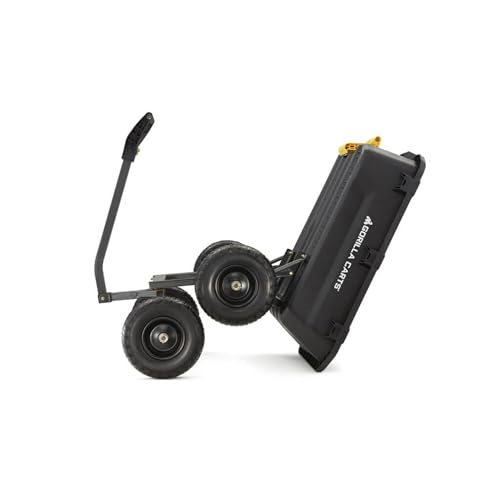 Gorilla Carts Heavy-Duty Dump Cart, 600 lb Capacity, Steel Frame Y885543