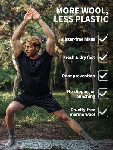 Merino.tech Merino Wool Hiking Socks for Women and Men W62394