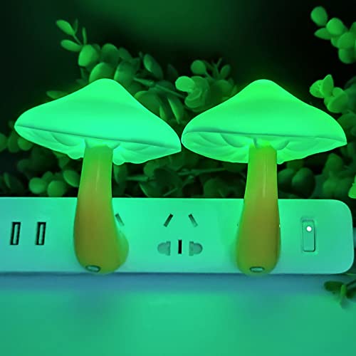 AUSAYE 5Pack Sensor LED Night Light Plug in Mushroom Lamp for Bedroom G797882