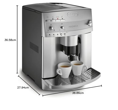De'Longhi Magnifica Evo Automatic Espresso & Coffee Machine with Milk Frother, Silver Z699