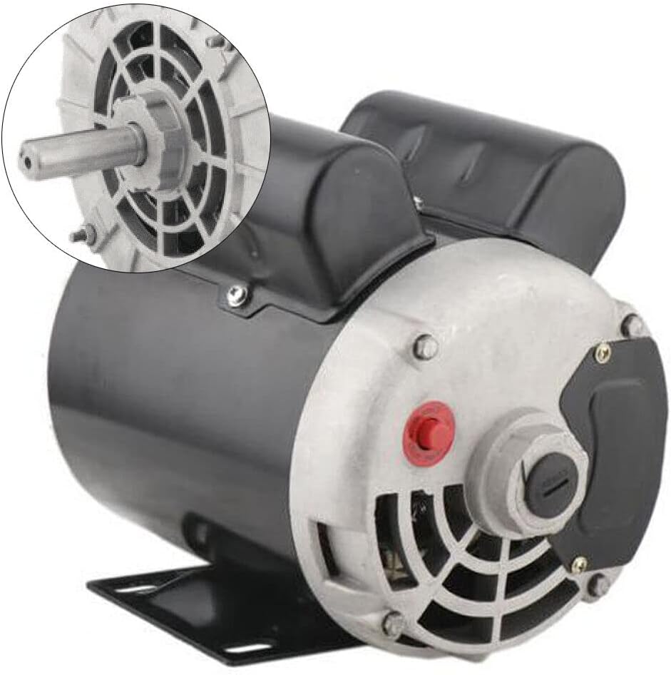 2HP 3450 RPM Electric Air Compressor Motor 56 Frame Single Phase 115/230V S76097